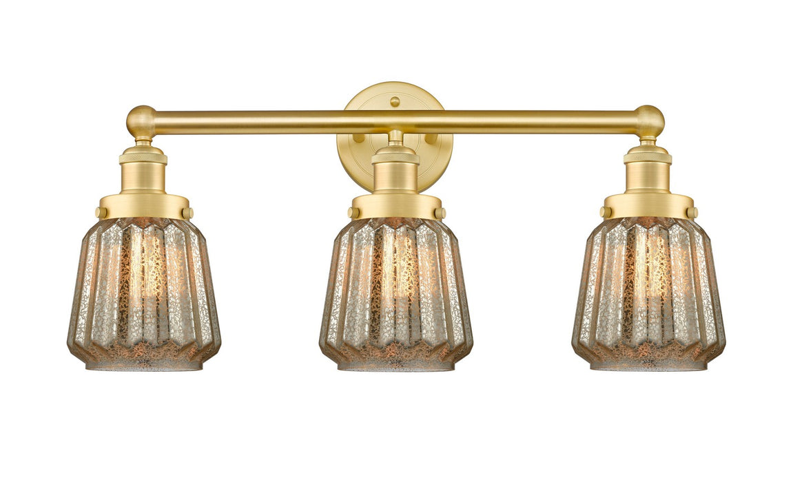 Innovations 616-3W-SG-G146 Three Light Bath Vanity, Satin Gold