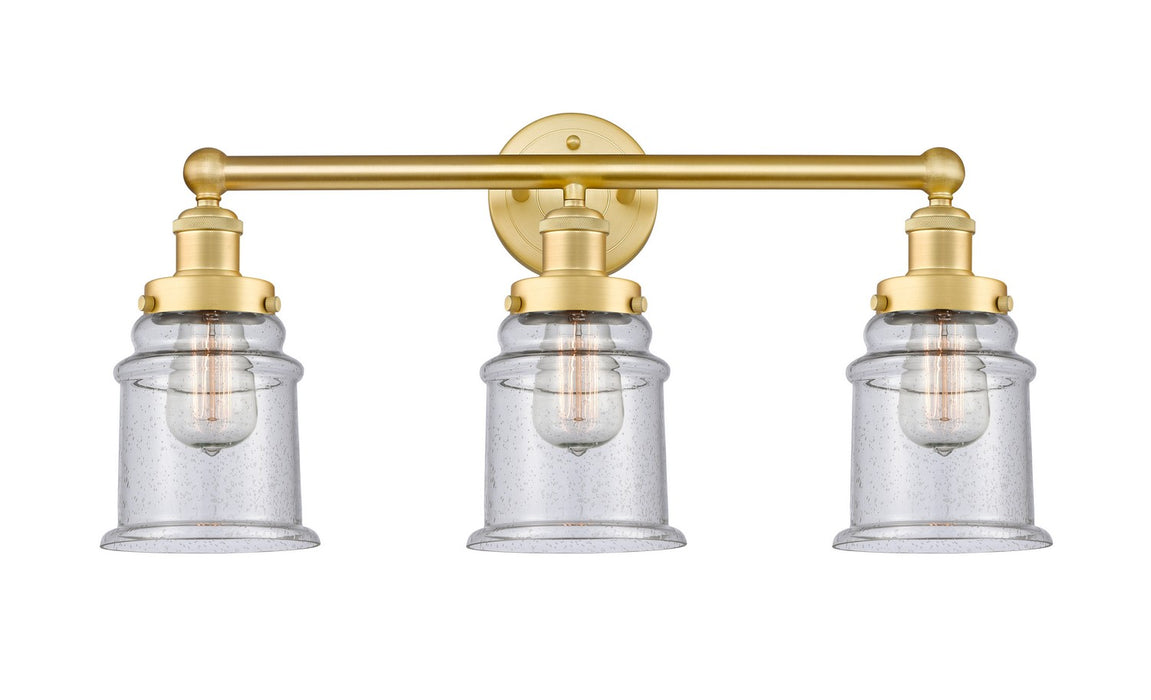 Innovations 616-3W-SG-G184 Three Light Bath Vanity, Satin Gold