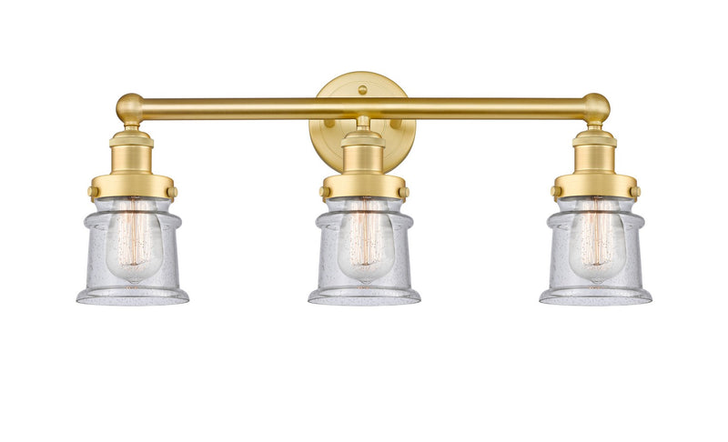 Innovations 616-3W-SG-G184S Three Light Bath Vanity, Satin Gold