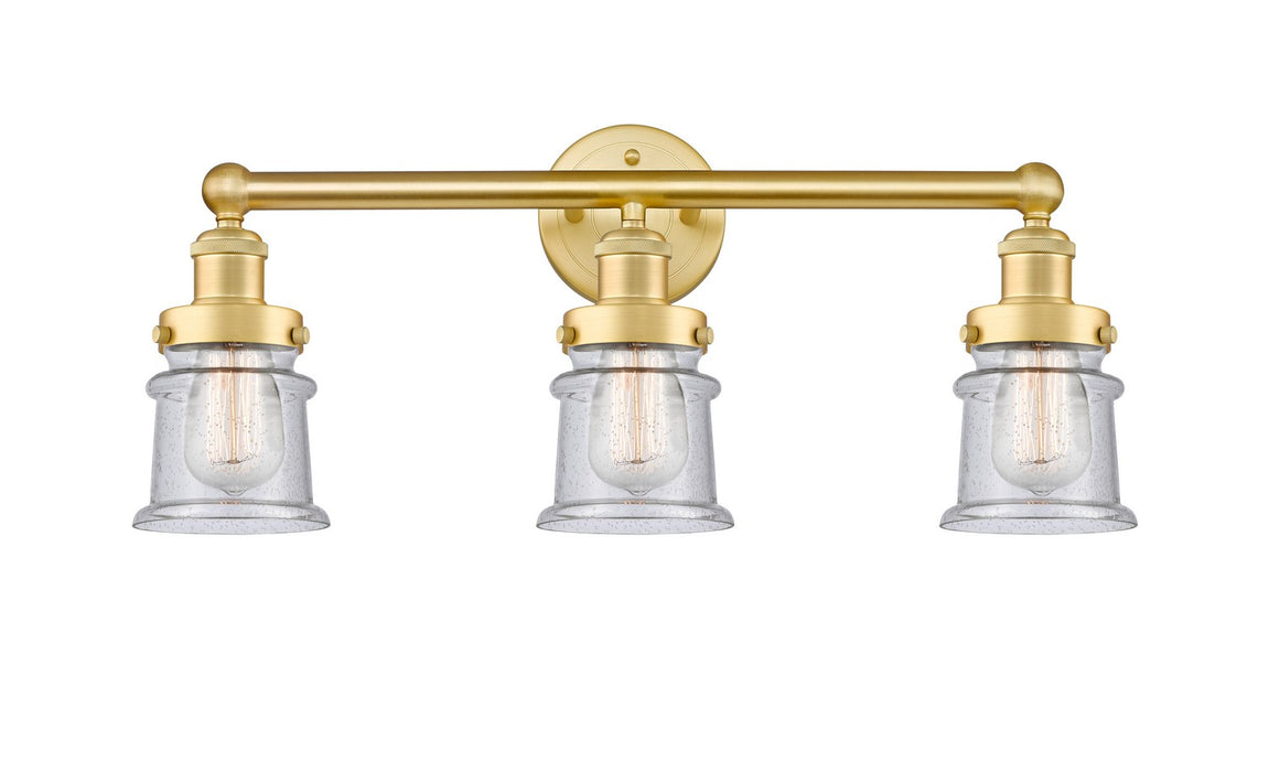 Innovations 616-3W-SG-G184S Three Light Bath Vanity, Satin Gold