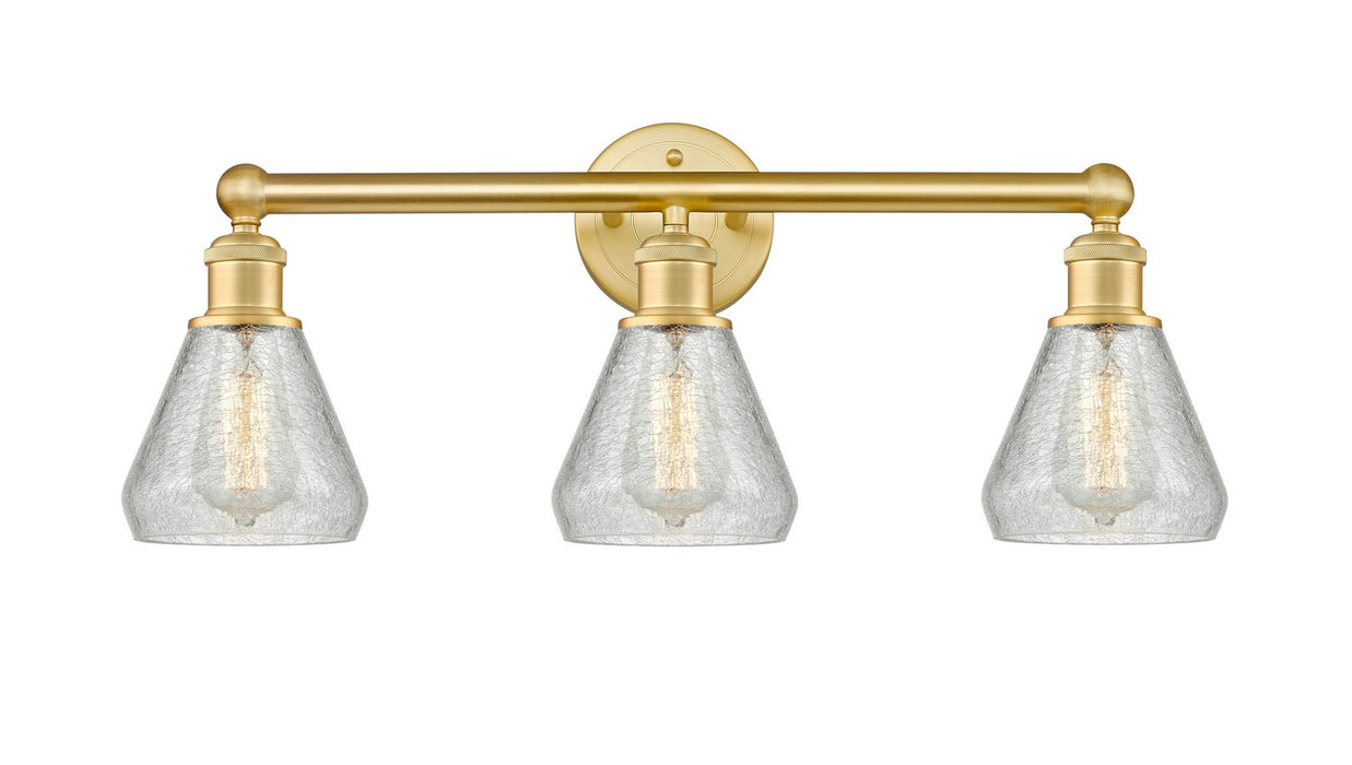 Innovations 616-3W-SG-G275 Three Light Bath Vanity, Satin Gold