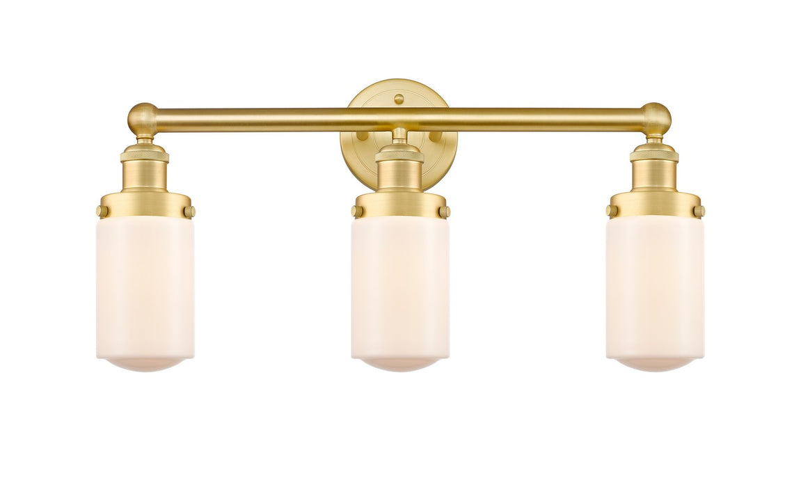 Innovations 616-3W-SG-G311 Three Light Bath Vanity, Satin Gold