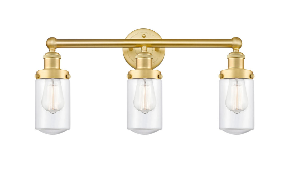 Innovations 616-3W-SG-G312 Three Light Bath Vanity, Satin Gold