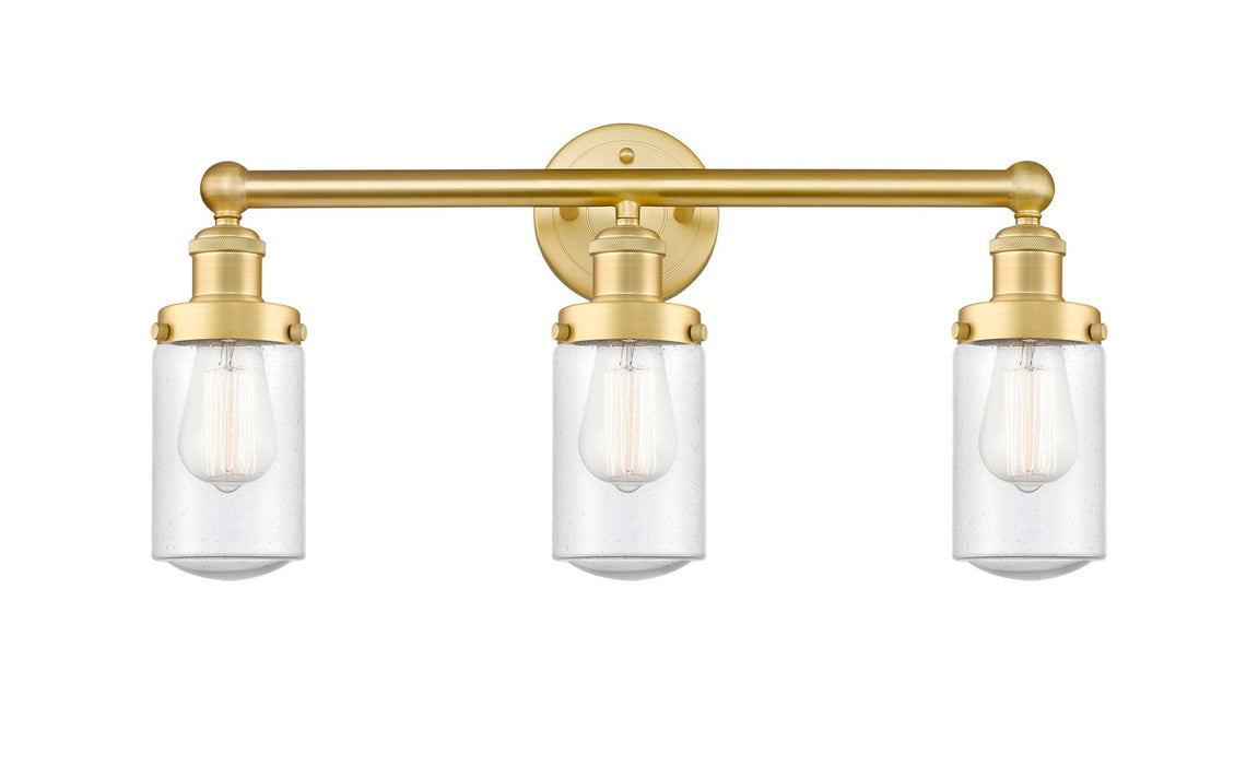 Innovations 616-3W-SG-G314 Three Light Bath Vanity, Satin Gold