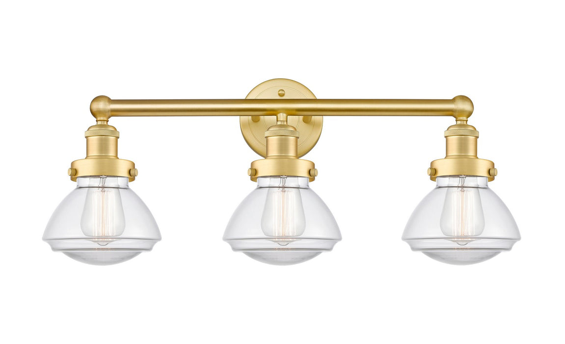 Innovations 616-3W-SG-G322 Three Light Bath Vanity, Satin Gold