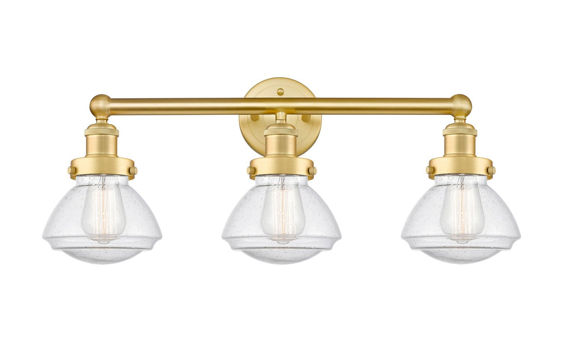 Innovations 616-3W-SG-G324 Three Light Bath Vanity, Satin Gold