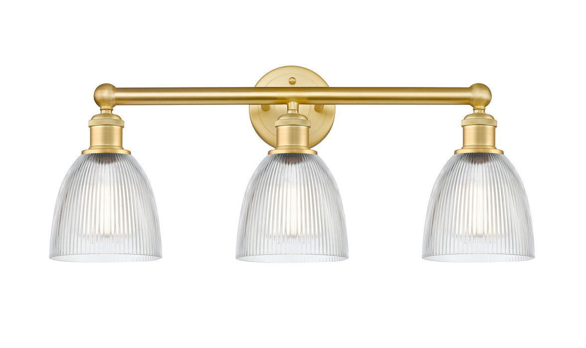 Innovations 616-3W-SG-G382 Three Light Bath Vanity, Satin Gold