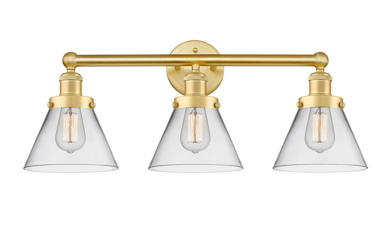 Innovations 616-3W-SG-G42 Three Light Bath Vanity, Satin Gold