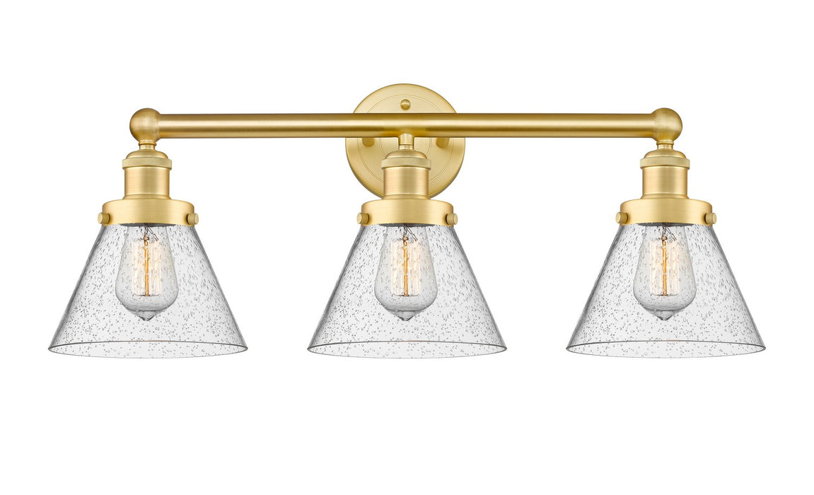 Innovations 616-3W-SG-G44 Three Light Bath Vanity, Satin Gold