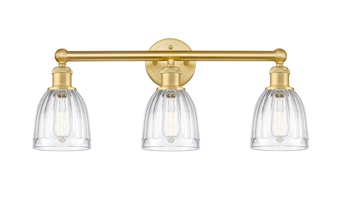 Innovations 616-3W-SG-G442 Three Light Bath Vanity, Satin Gold