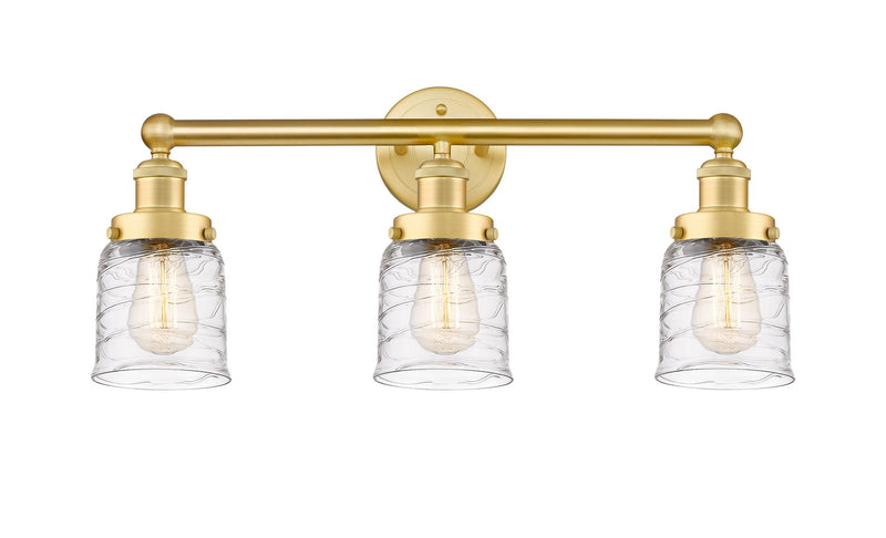 Innovations 616-3W-SG-G513 Three Light Bath Vanity, Satin Gold