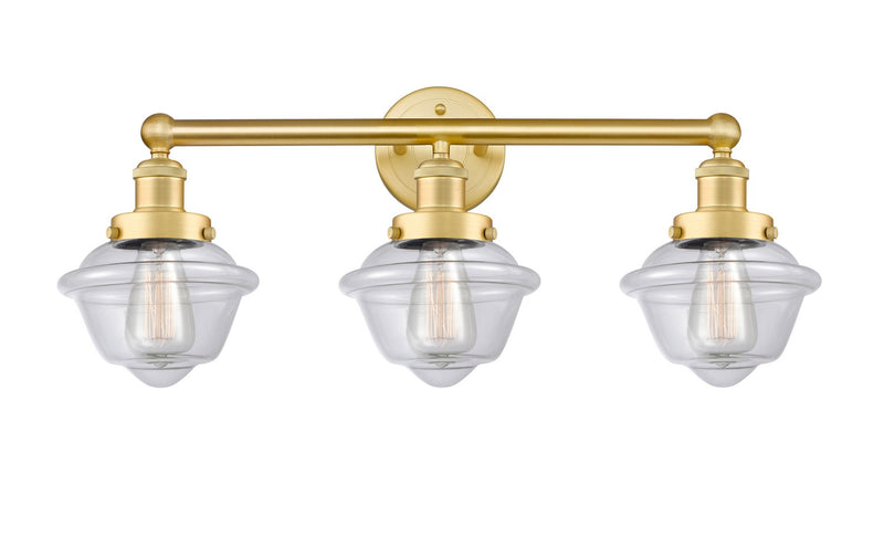 Innovations 616-3W-SG-G532 Three Light Bath Vanity, Satin Gold