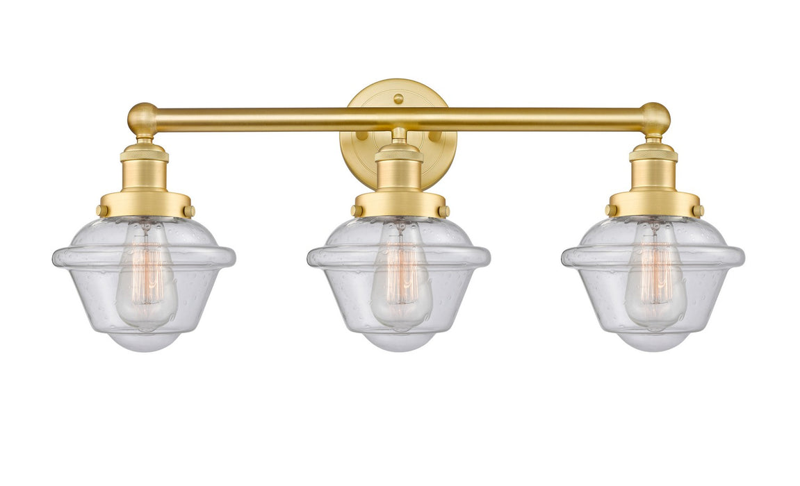 Innovations 616-3W-SG-G534 Three Light Bath Vanity, Satin Gold