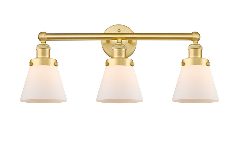 Innovations 616-3W-SG-G61 Three Light Bath Vanity, Satin Gold