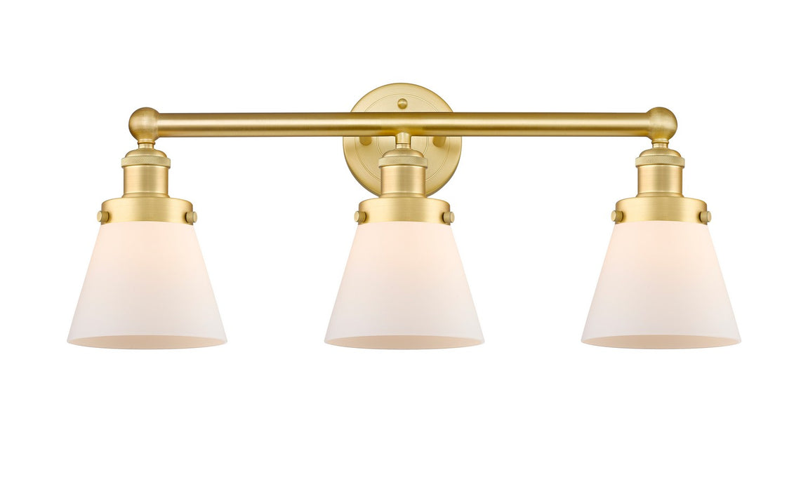 Innovations 616-3W-SG-G61 Three Light Bath Vanity, Satin Gold