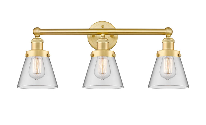 Innovations 616-3W-SG-G62 Three Light Bath Vanity, Satin Gold