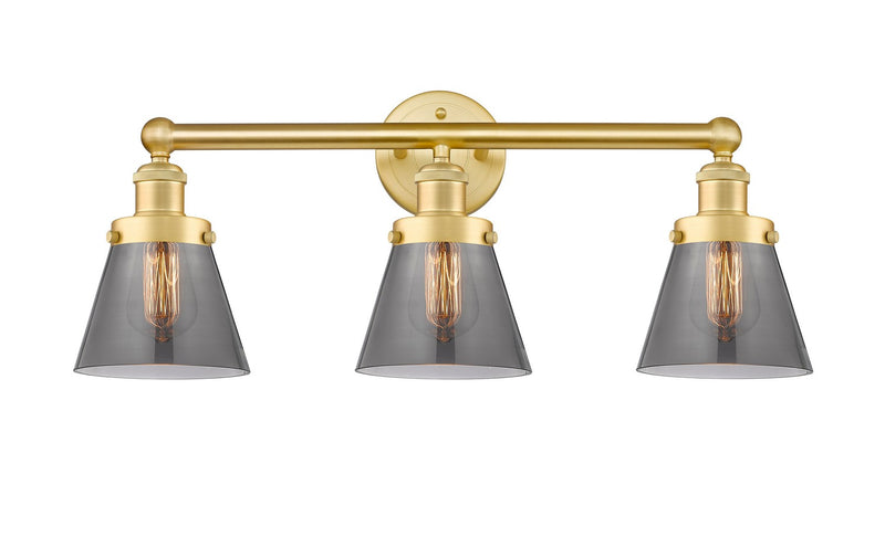 Innovations 616-3W-SG-G63 Three Light Bath Vanity, Satin Gold