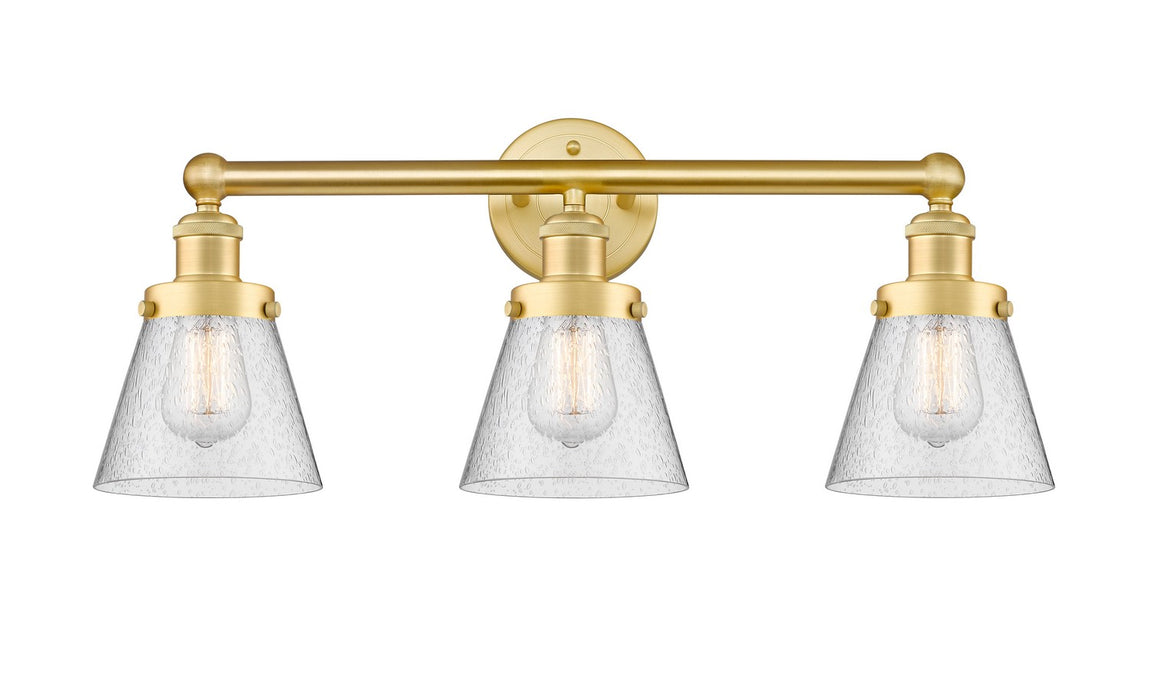 Innovations 616-3W-SG-G64 Three Light Bath Vanity, Satin Gold