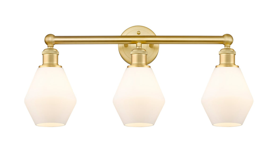 Innovations 616-3W-SG-G651-6 Three Light Bath Vanity, Satin Gold