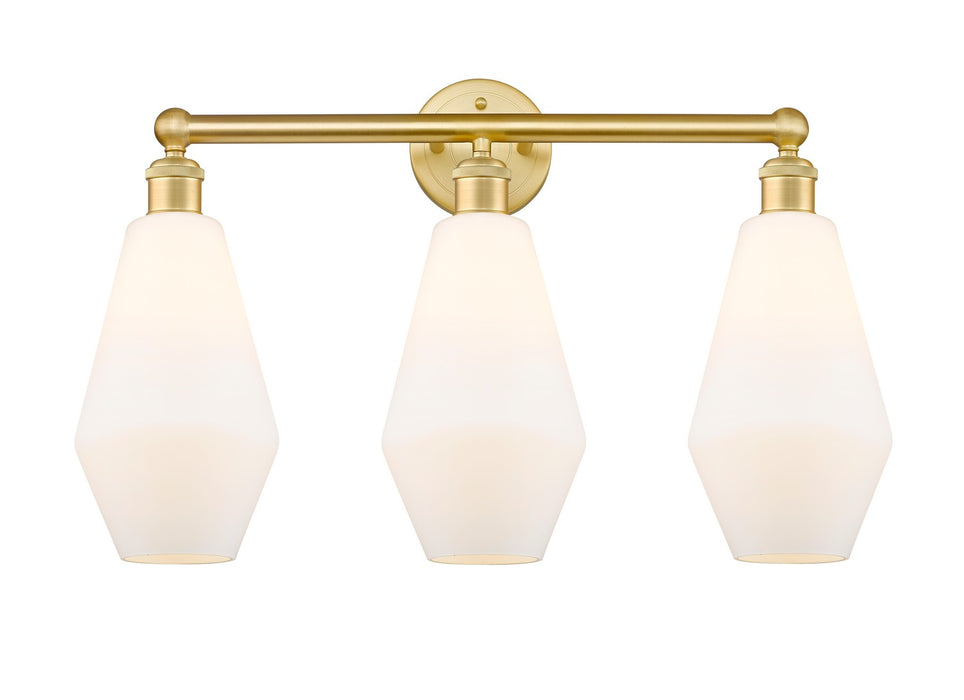 Innovations 616-3W-SG-G651-7 Three Light Bath Vanity, Satin Gold