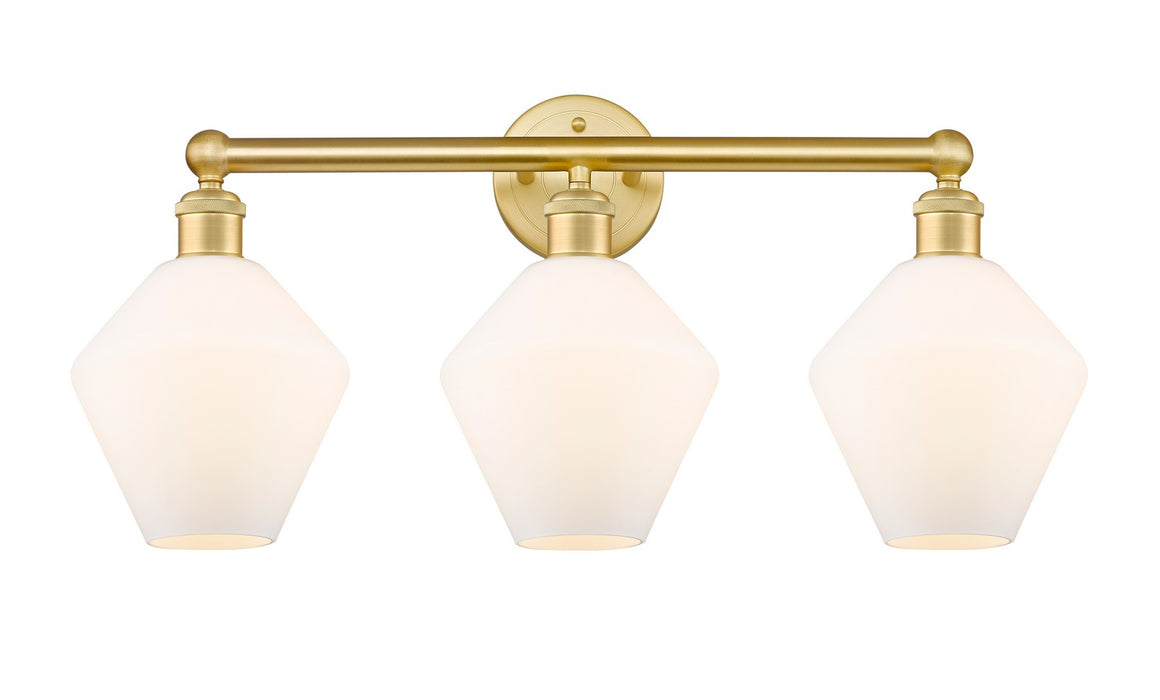 Innovations 616-3W-SG-G651-8 Three Light Bath Vanity, Satin Gold