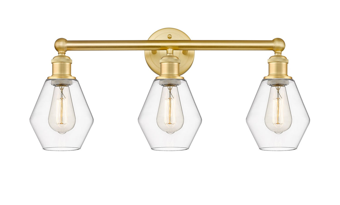 Innovations 616-3W-SG-G652-6 Three Light Bath Vanity, Satin Gold