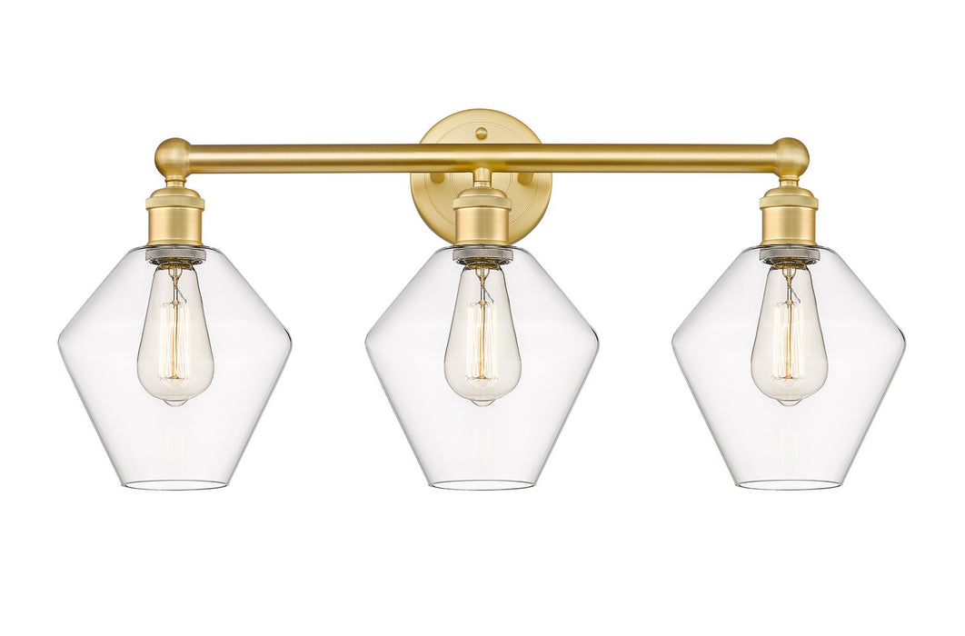 Innovations 616-3W-SG-G652-8 Three Light Bath Vanity, Satin Gold