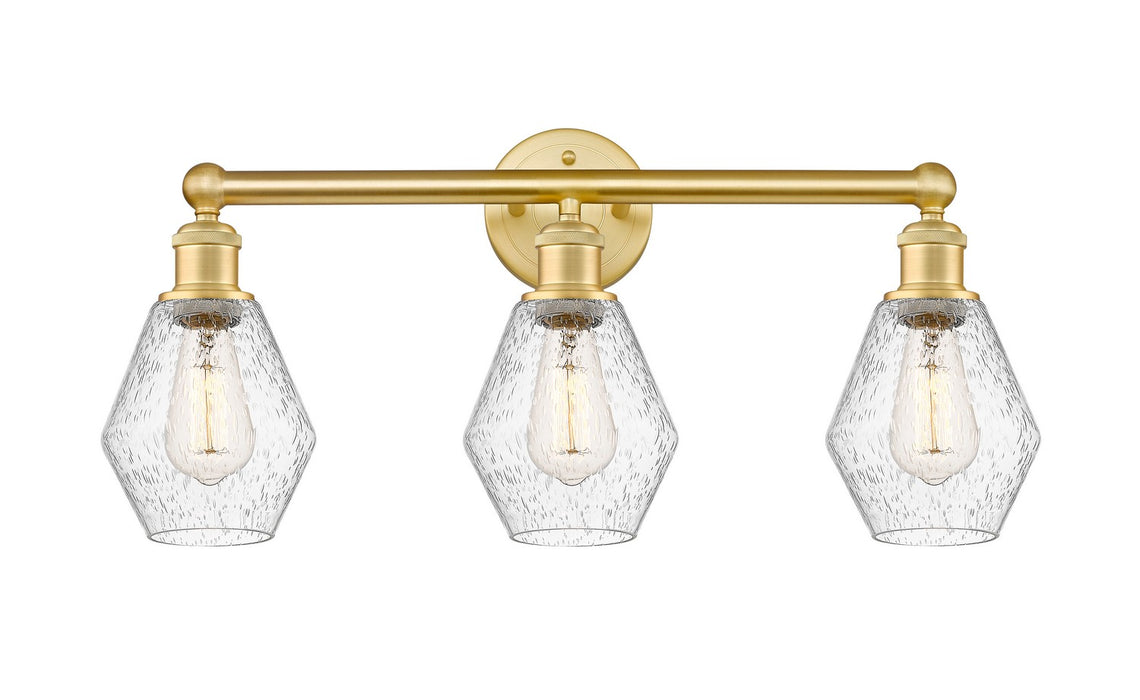Innovations 616-3W-SG-G654-6 Three Light Bath Vanity, Satin Gold