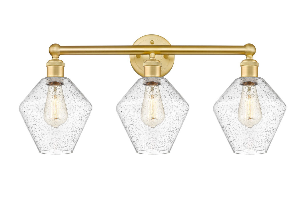 Innovations 616-3W-SG-G654-8 Three Light Bath Vanity, Satin Gold