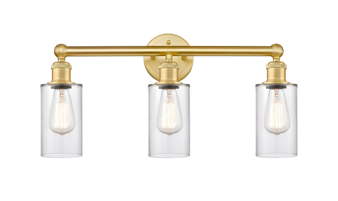 Innovations 616-3W-SG-G802 Three Light Bath Vanity, Satin Gold