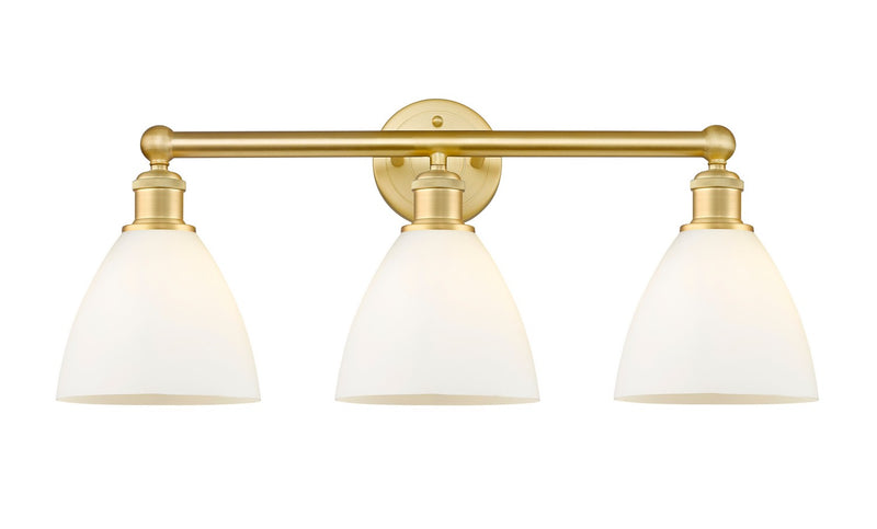Innovations 616-3W-SG-GBD-751 Three Light Bath Vanity, Satin Gold