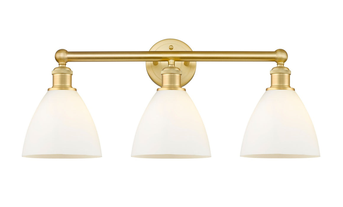 Innovations 616-3W-SG-GBD-751 Three Light Bath Vanity, Satin Gold