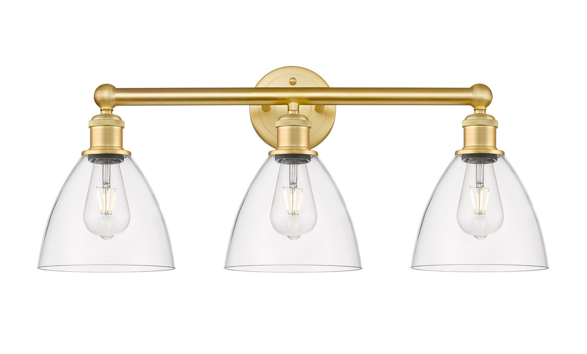 Innovations 616-3W-SG-GBD-752 Three Light Bath Vanity, Satin Gold