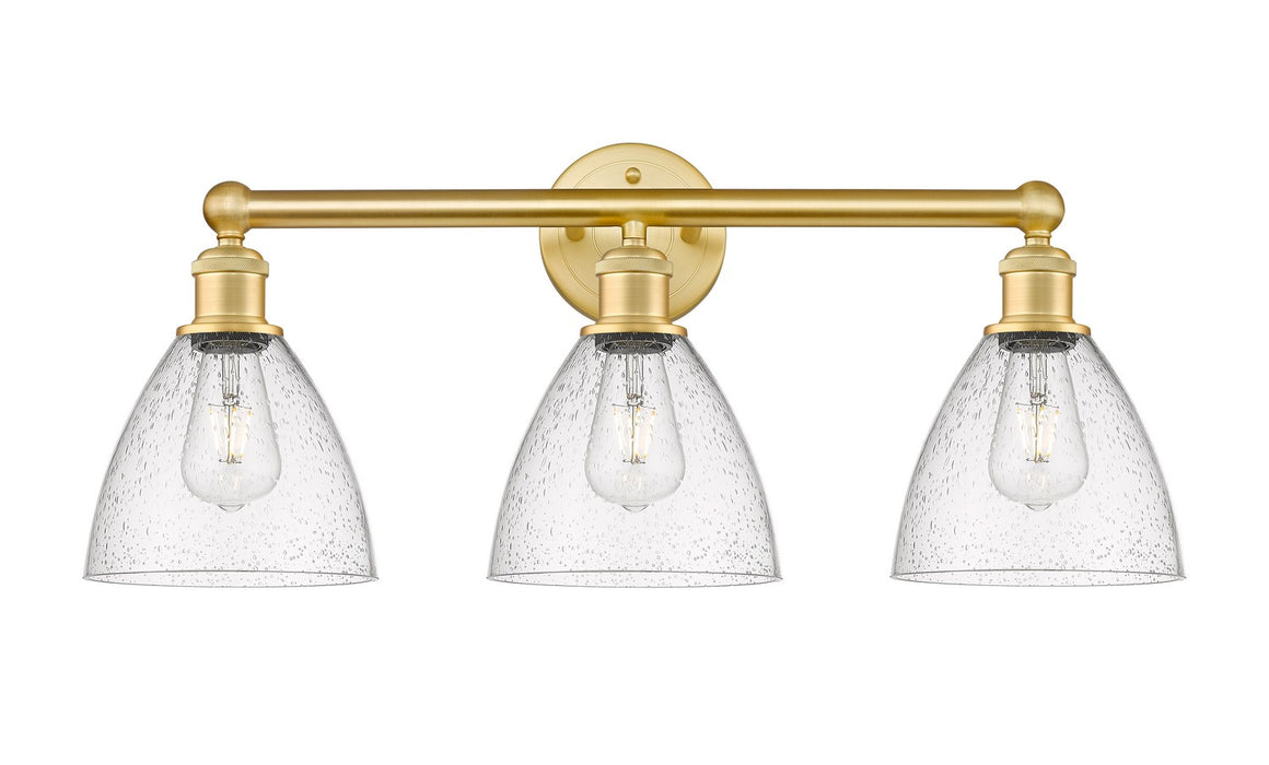 Innovations 616-3W-SG-GBD-754 Three Light Bath Vanity, Satin Gold