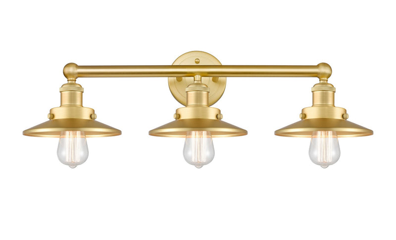 Innovations 616-3W-SG-M4-SG Three Light Bath Vanity, Satin Gold