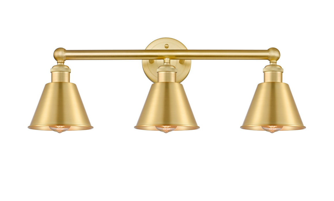 Innovations 616-3W-SG-M8-SG Three Light Bath Vanity, Satin Gold