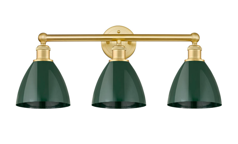 Innovations 616-3W-SG-MBD-75-GR Three Light Bath Vanity, Satin Gold
