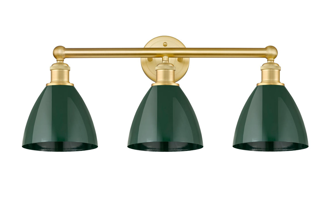 Innovations 616-3W-SG-MBD-75-GR Three Light Bath Vanity, Satin Gold