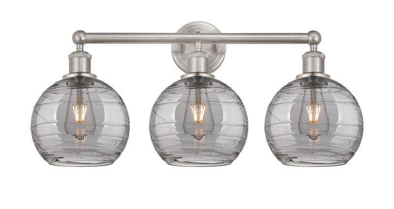 Innovations 616-3W-SN-G1213-8SM Three Light Bath Vanity, Satin Nickel