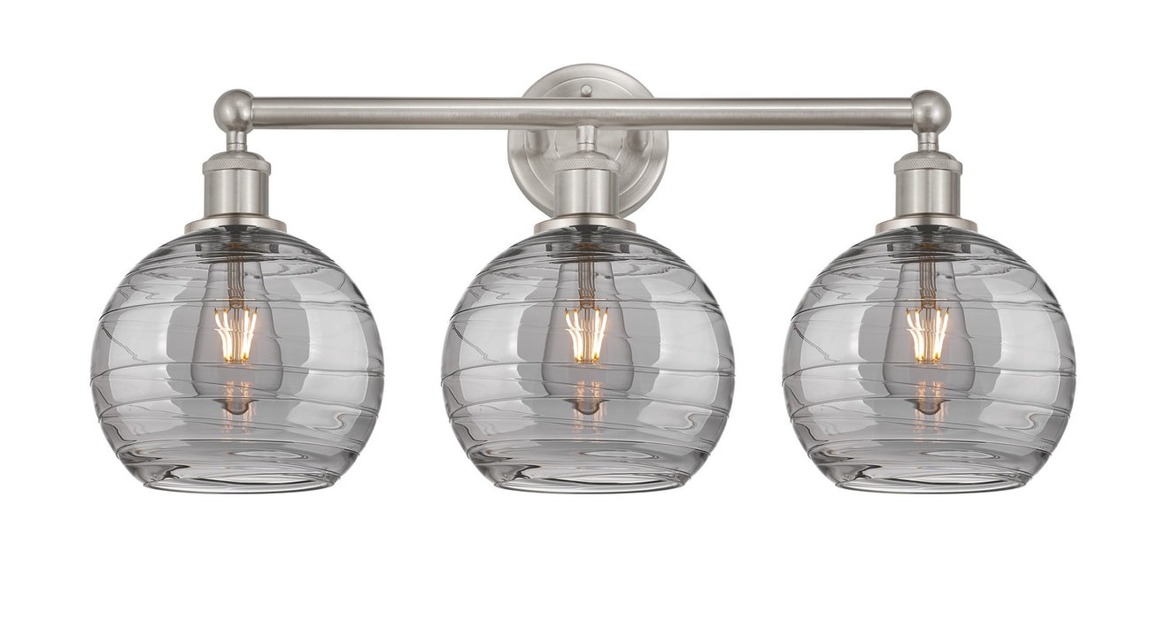 Innovations 616-3W-SN-G1213-8SM Three Light Bath Vanity, Satin Nickel