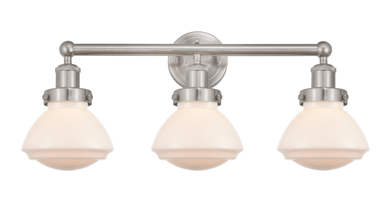 Innovations 616-3W-SN-G321 Three Light Bath Vanity, Brushed Satin Nickel
