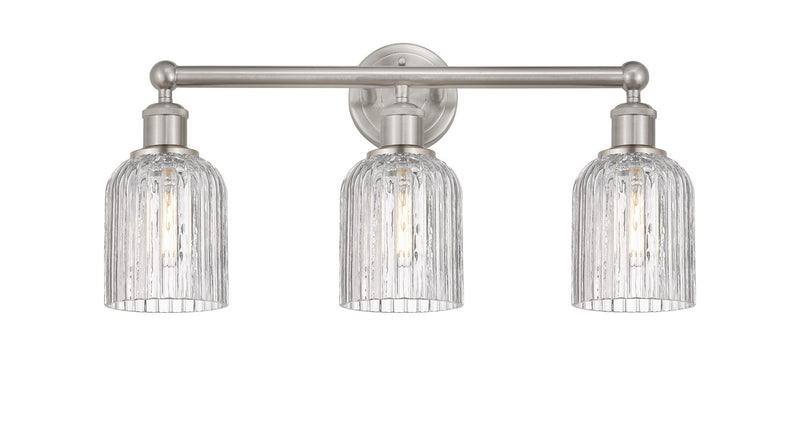 Innovations 616-3W-SN-G559-5CL Three Light Bath Vanity, Brushed Satin Nickel
