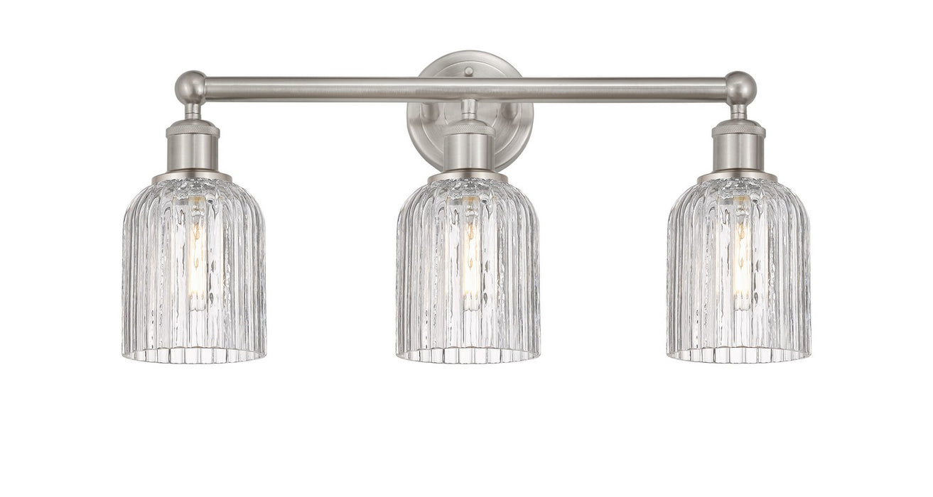 Innovations 616-3W-SN-G559-5CL Three Light Bath Vanity, Brushed Satin Nickel