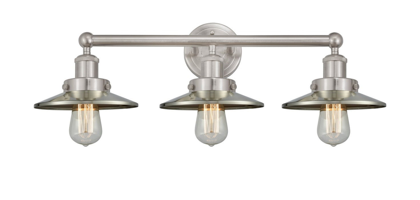 Innovations 616-3W-SN-M2-SN Three Light Bath Vanity, Brushed Satin Nickel
