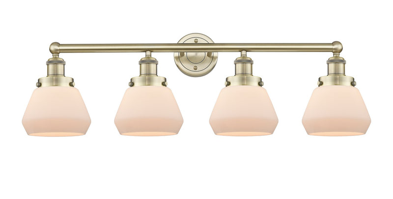 Innovations 616-4W-AB-G171 Four Light Bath Vanity, Antique Brass
