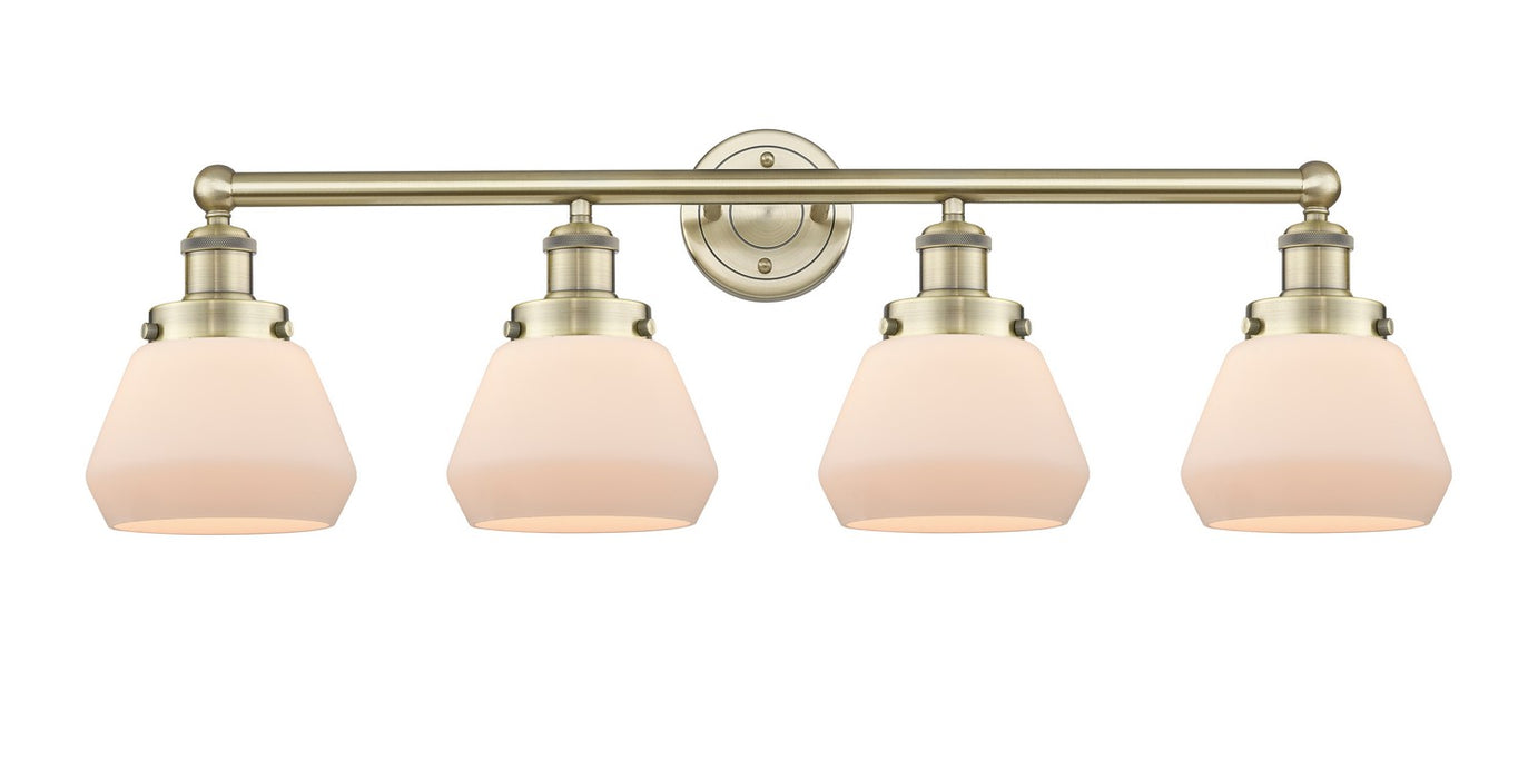 Innovations 616-4W-AB-G171 Four Light Bath Vanity, Antique Brass