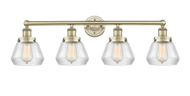 Innovations 616-4W-AB-G172 Four Light Bath Vanity, Antique Brass