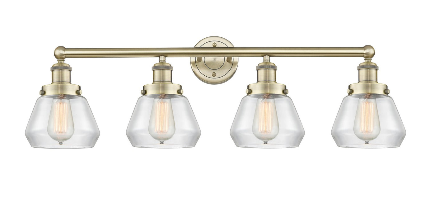 Innovations 616-4W-AB-G172 Four Light Bath Vanity, Antique Brass