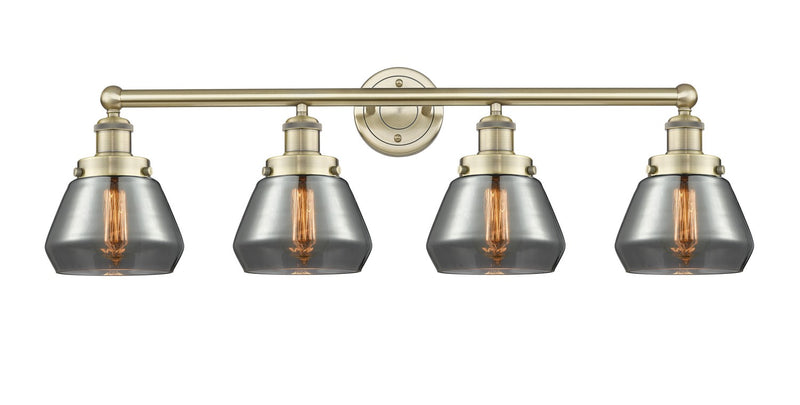 Innovations 616-4W-AB-G173 Four Light Bath Vanity, Antique Brass