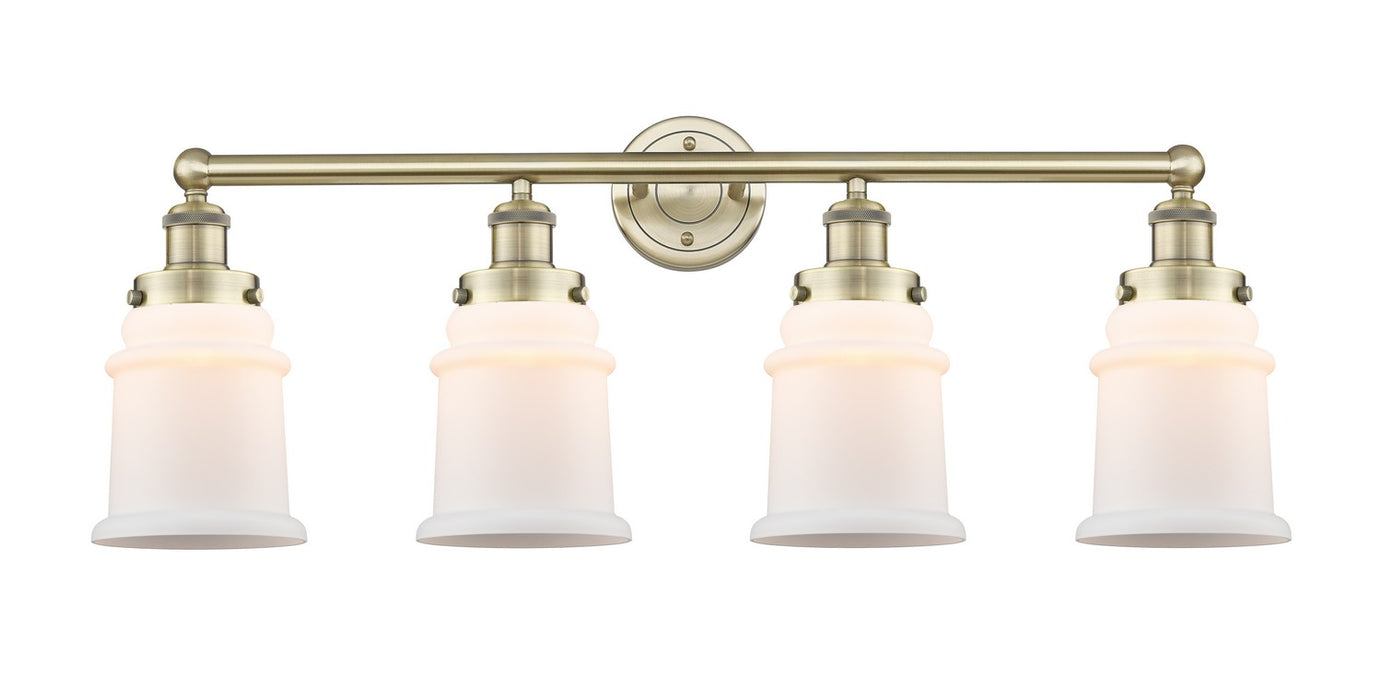 Innovations 616-4W-AB-G181 Four Light Bath Vanity, Antique Brass